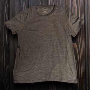 Sonoma Sleepwear White And Gray Striped Short Sleeve Shirt - Size Large - Comfy